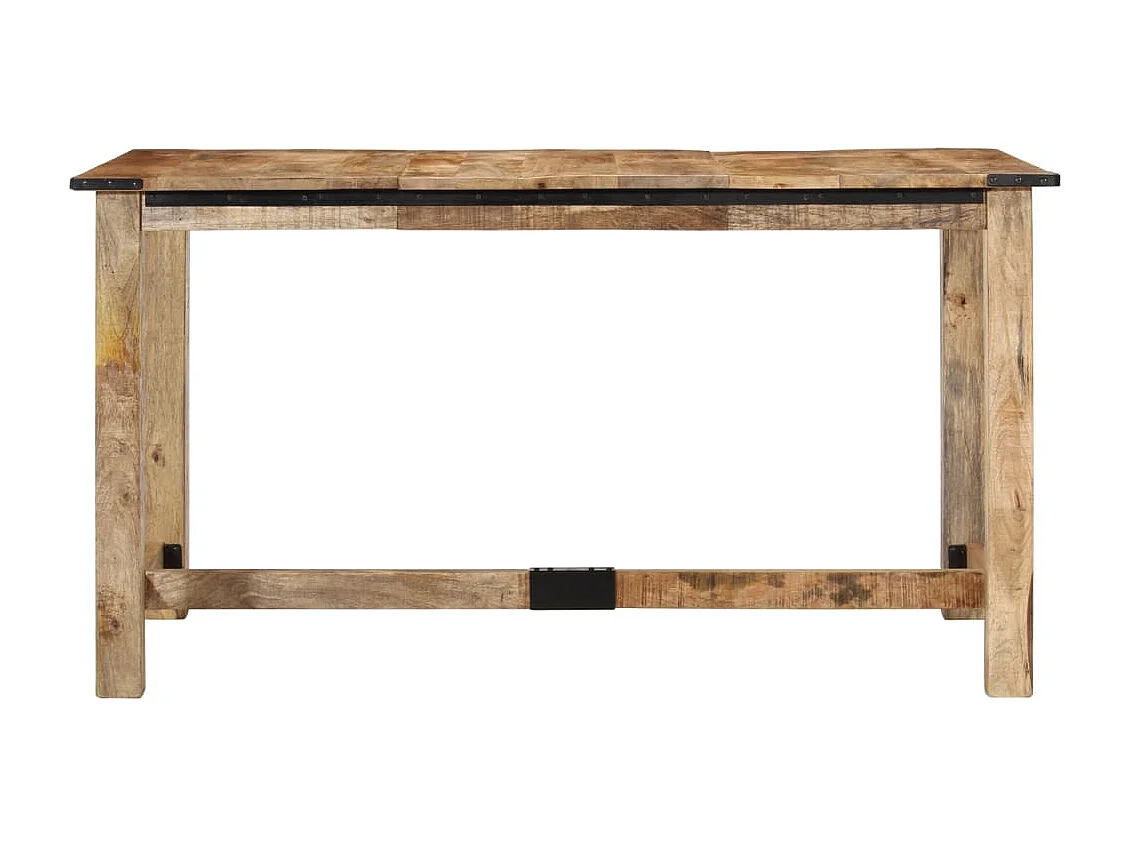 Table à manger 140x70x75 cm bois de manguier massif