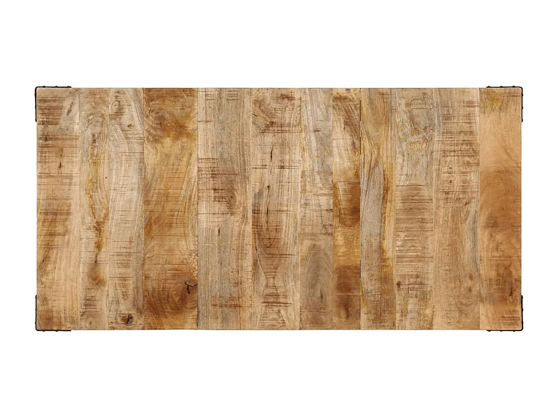 Table à manger 140x70x75 cm bois de manguier massif