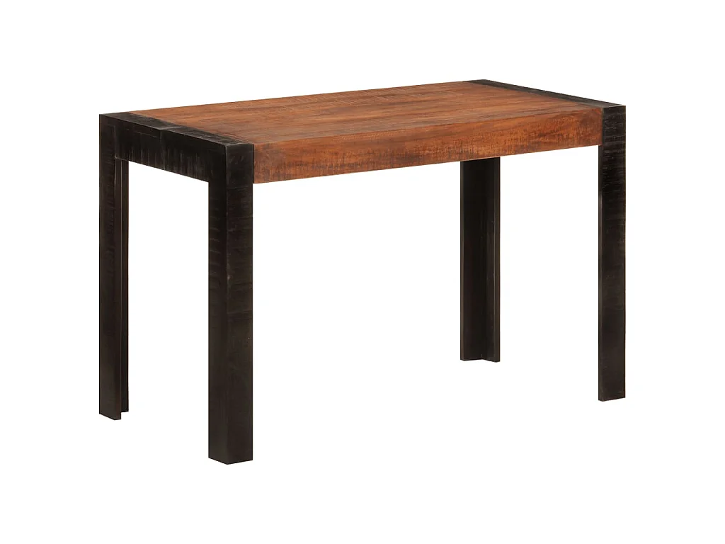 Tavolo da Pranzo ambra 120x60x76 cm in Legno Massello di Mango