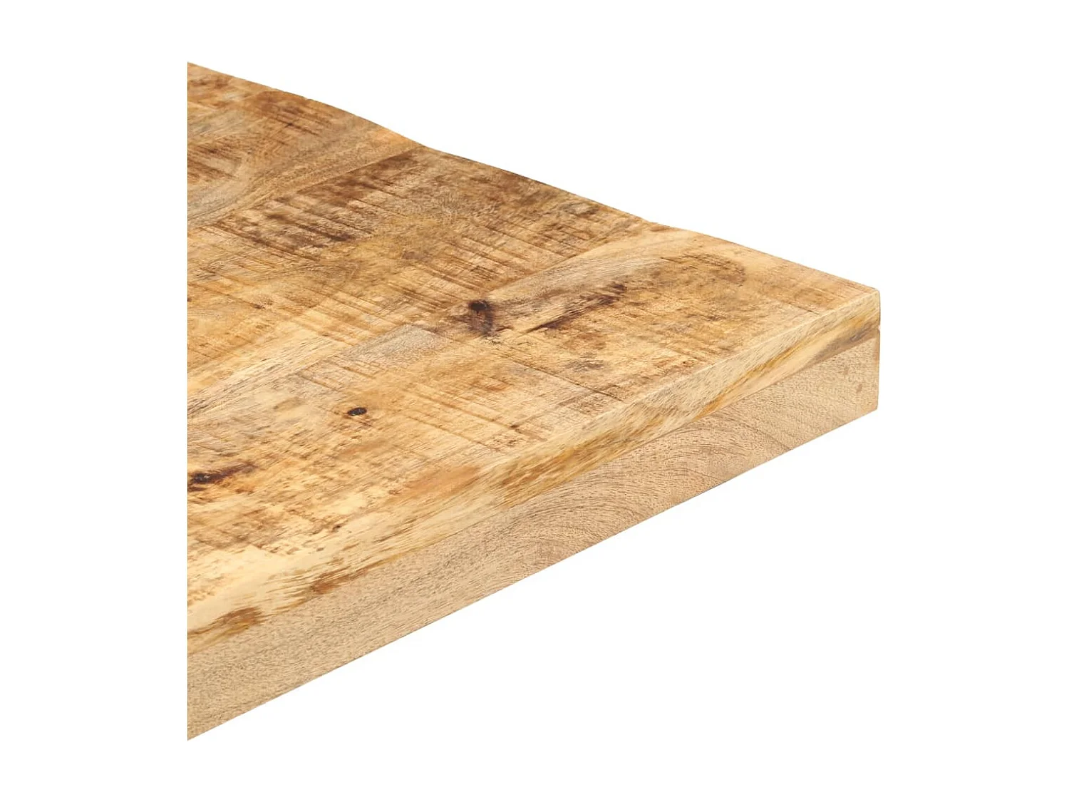 Mesa bistrô quadrada 70x70x75 cm madeira de mangueira áspera