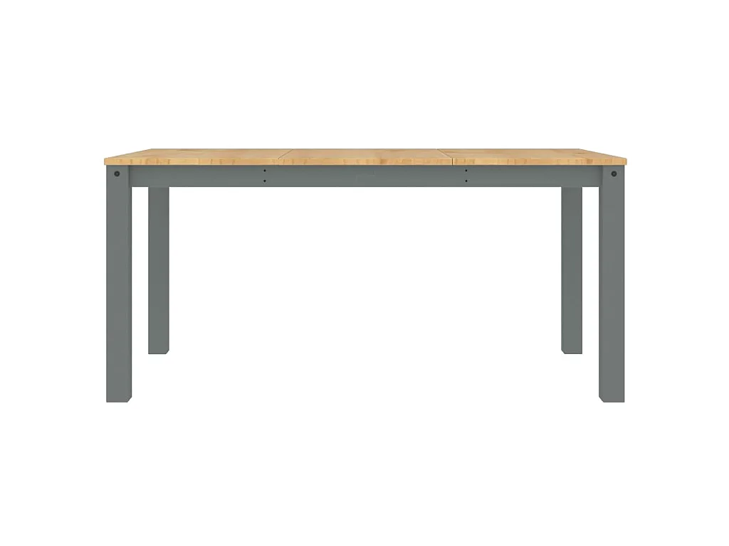 Eettafel Panama 160x80x75 cm massief grenenhout grijs