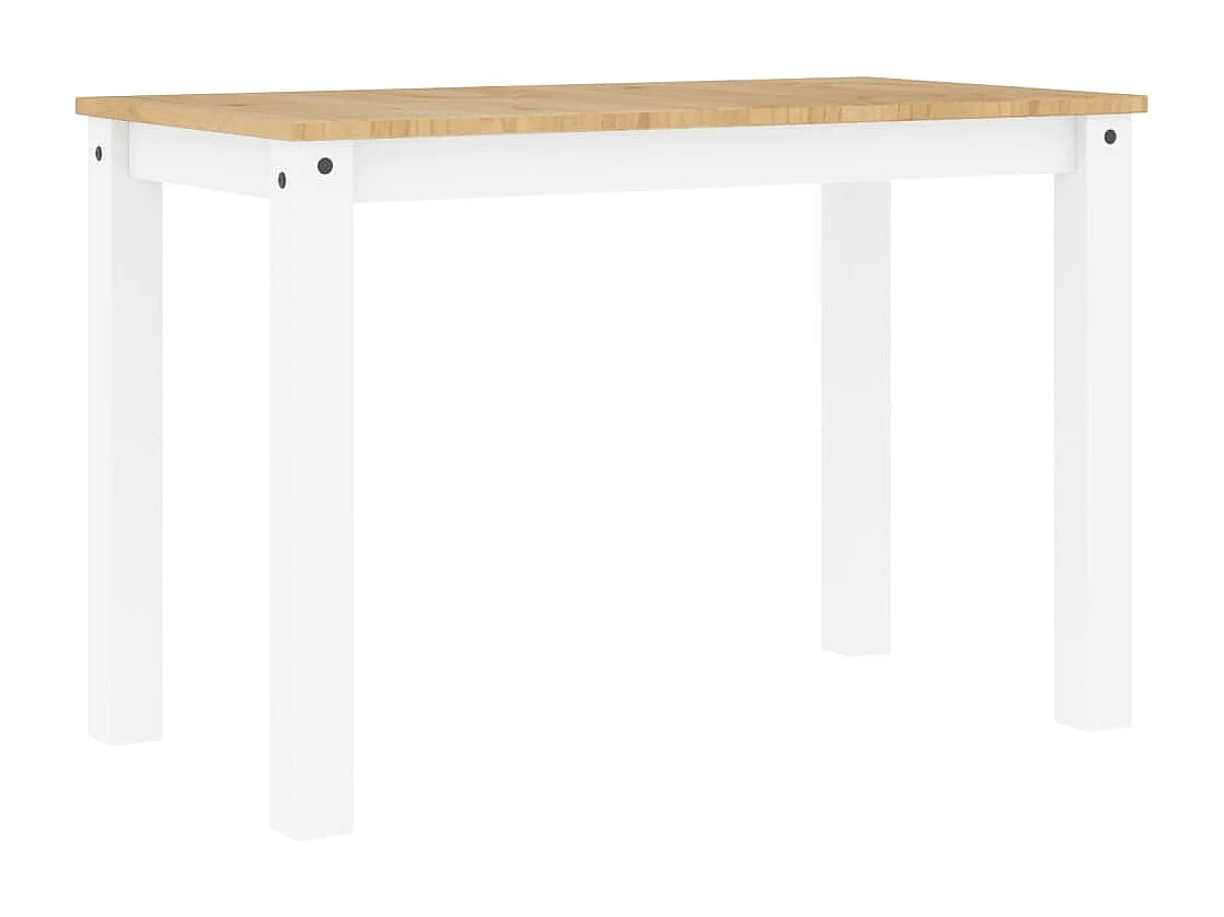 Eettafel Panama 112x60x75 cm massief grenenhout wit