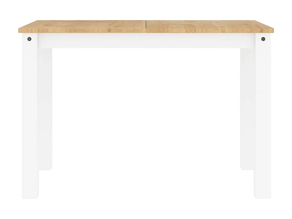 Eettafel Panama 112x60x75 cm massief grenenhout wit
