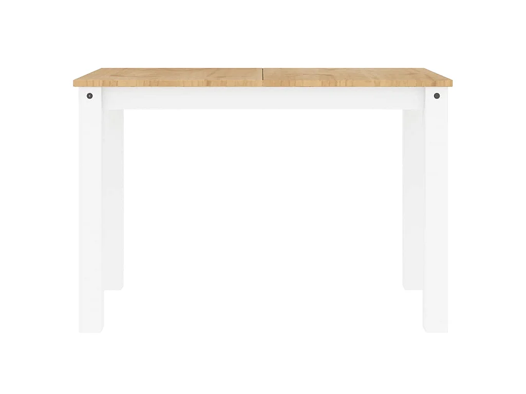 Eettafel PANAMA 112x60x75 cm massief grenenhout wit