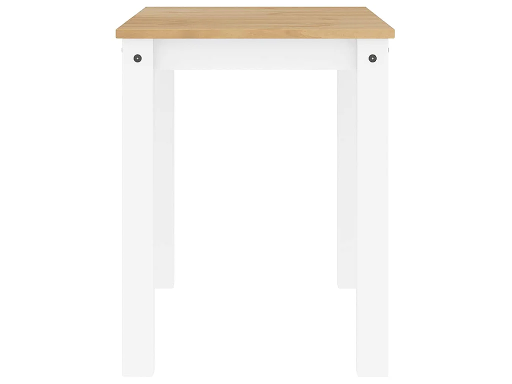 Eettafel PANAMA 112x60x75 cm massief grenenhout wit