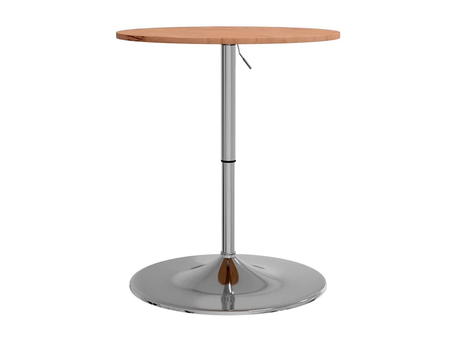 Table de bar Ø60x89,5 cm bois massif de hêtre