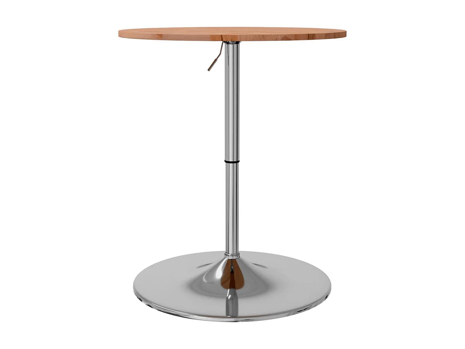 Table de bar Ø60x89,5 cm bois massif de hêtre