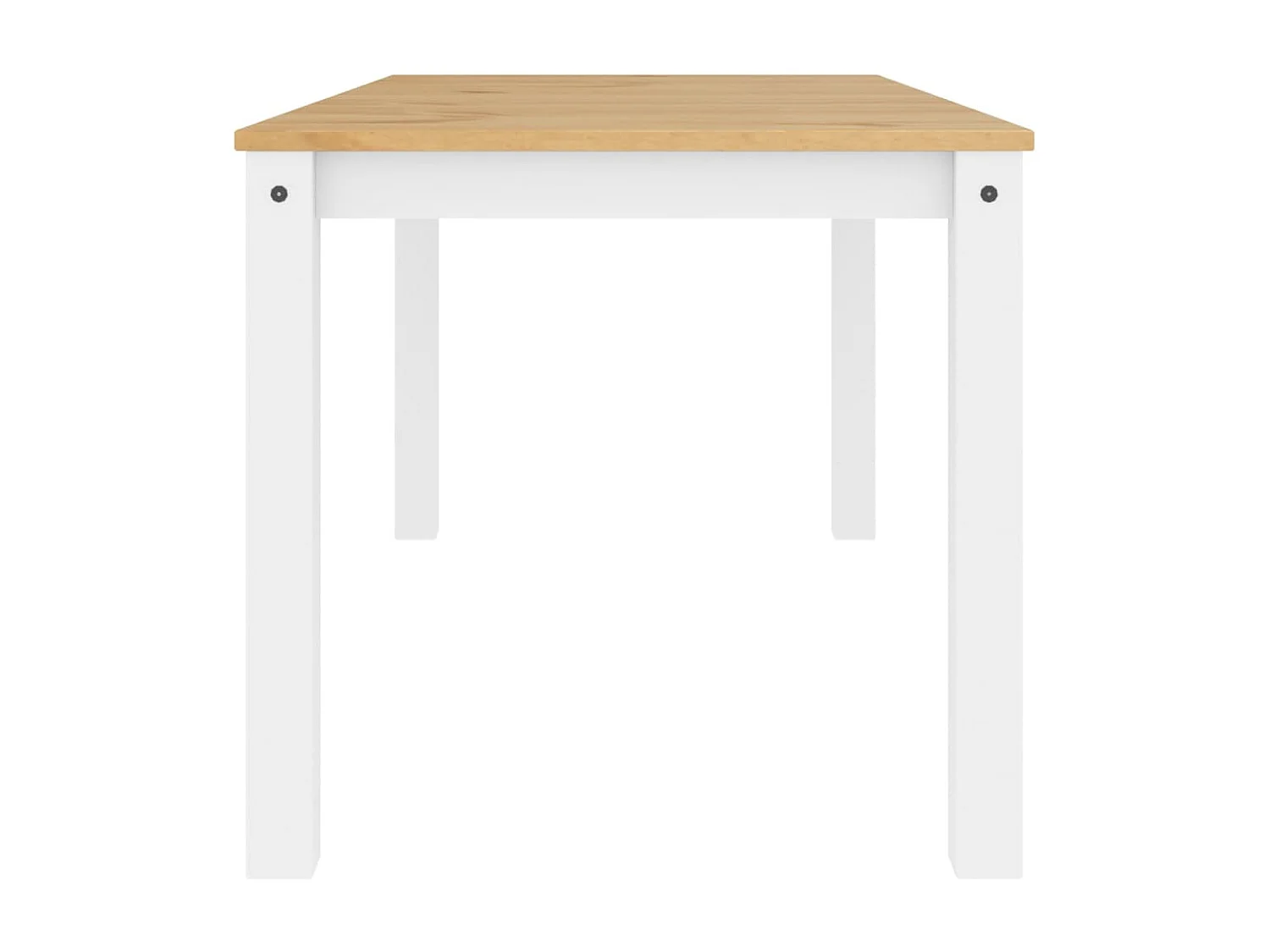 Eettafel Panama 160x80x75 cm massief grenenhout wit