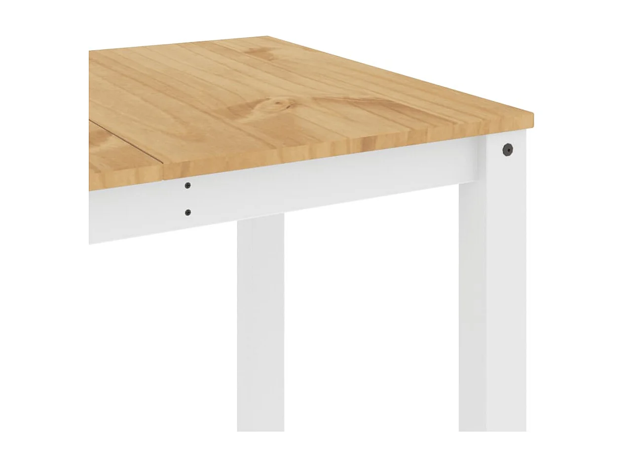 Eettafel Panama 160x80x75 cm massief grenenhout wit