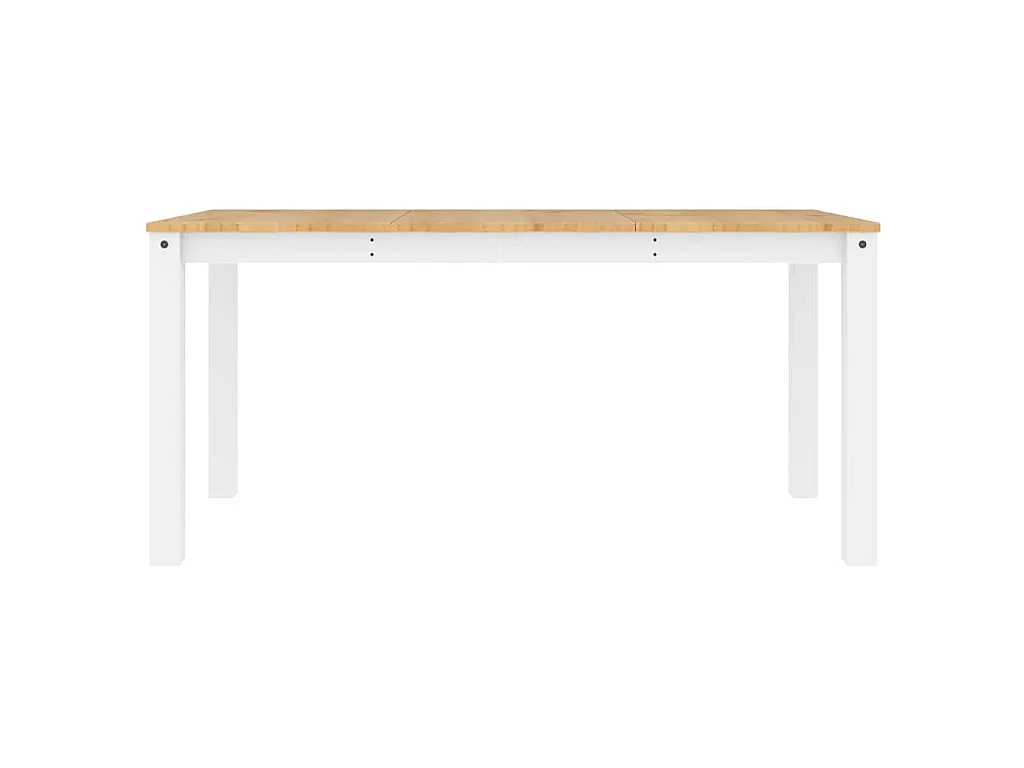 Eettafel Panama 160x80x75 cm massief grenenhout wit
