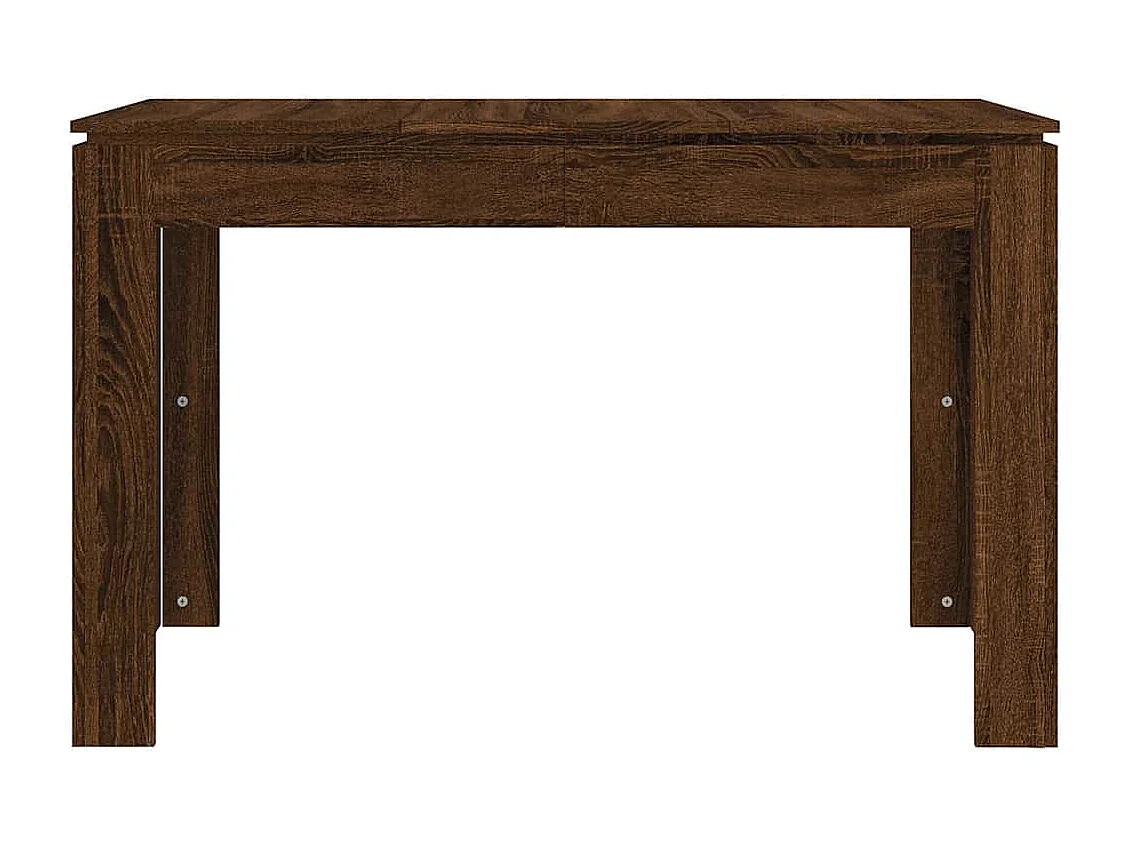 Mesa jantar 120x60x76 cm derivados de madeira carvalho castanho