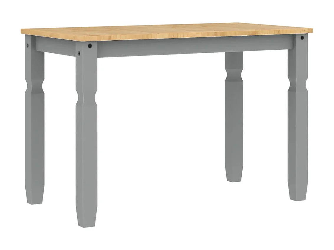 Tavolo da Pranzo Corona 112x60x75 cm in Legno Massello di Pino