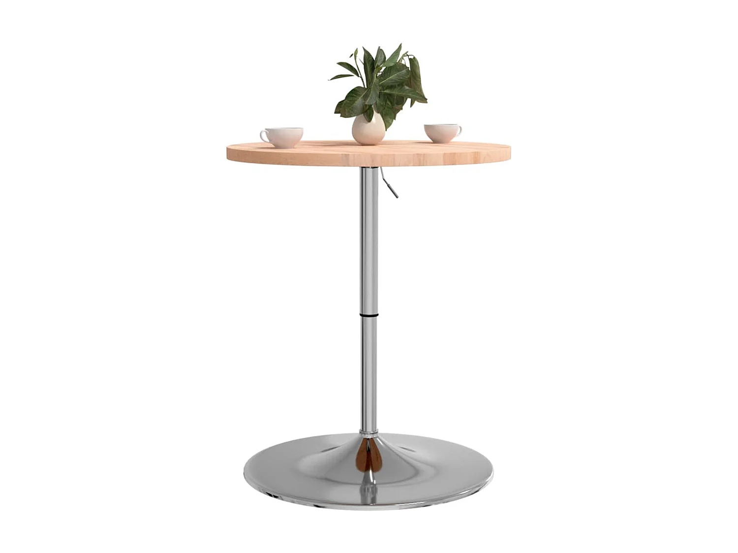 Table de bar Ø60x90,5 cm bois massif de hêtre