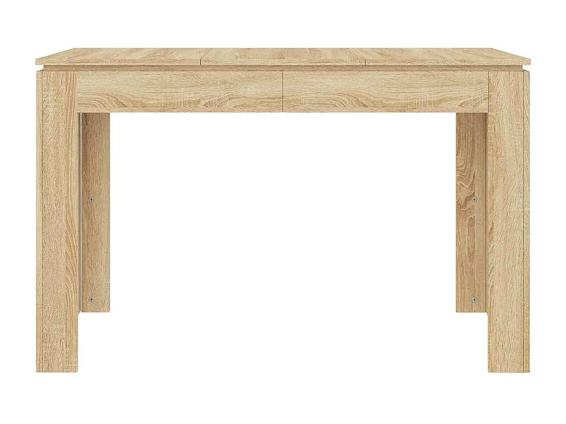 Mesa de jantar 120x60x76 cm contraplacado carvalho sonoma