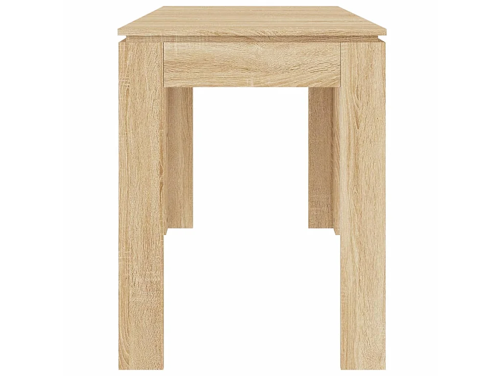 Table à manger Chêne sonoma 120x60x76 cm Bois d'ingénierie