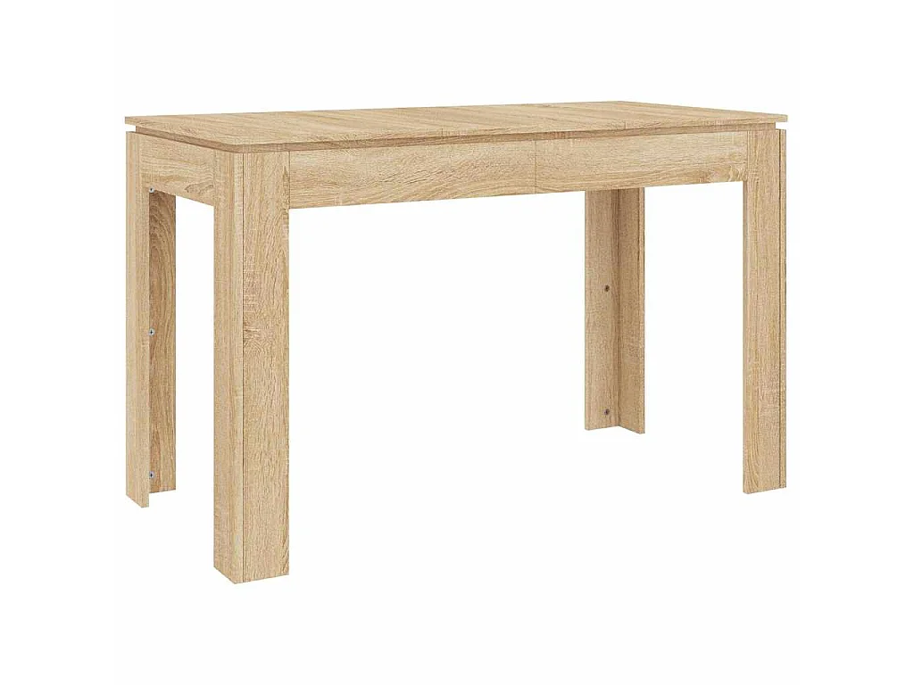 Table à manger Chêne sonoma 120x60x76 cm Bois d'ingénierie
