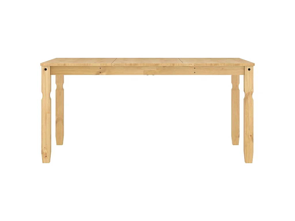 Table à manger Corona 160x80x75 cm bois massif de pin