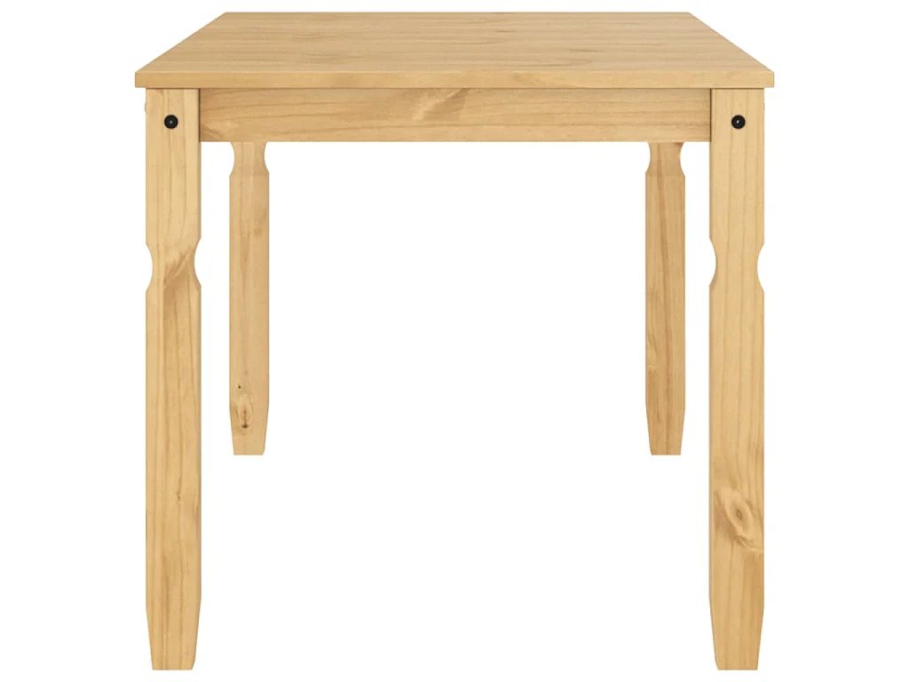 Table à manger Corona 160x80x75 cm bois massif de pin