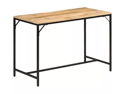 Kauf Unique Esstisch 110x55x75 cm Raues Massivholz Mango und Eisen