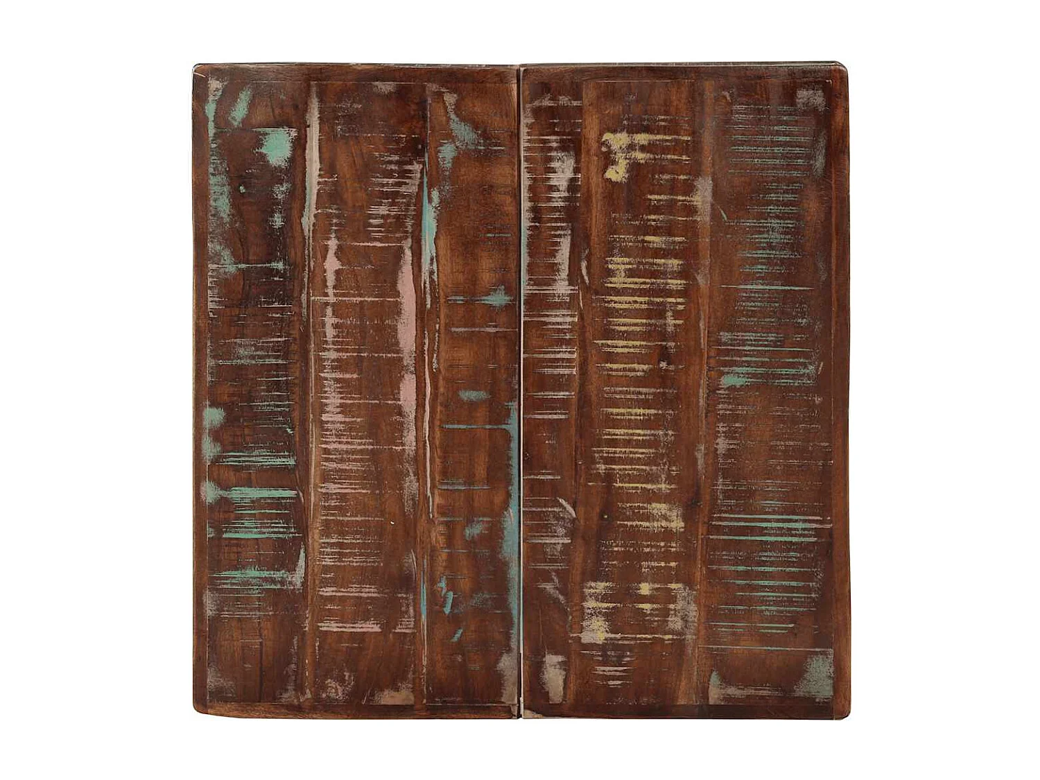 Bistrotafel 60x60x76 cm massief gerecycled hout