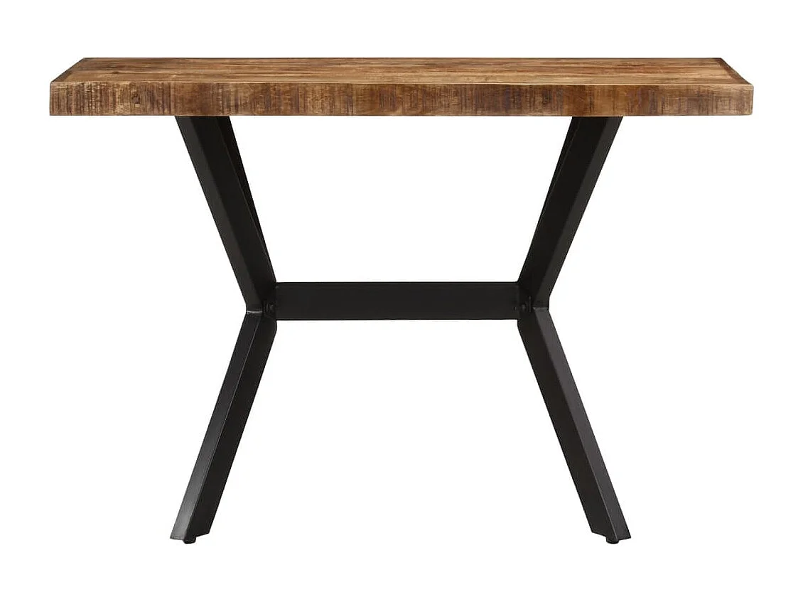 Mesa de comedor madera maciza de mango 110x55x75 cm