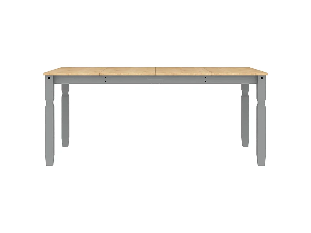 Esstisch Corona Grau 180x90x75 cm Massivholz Kiefer