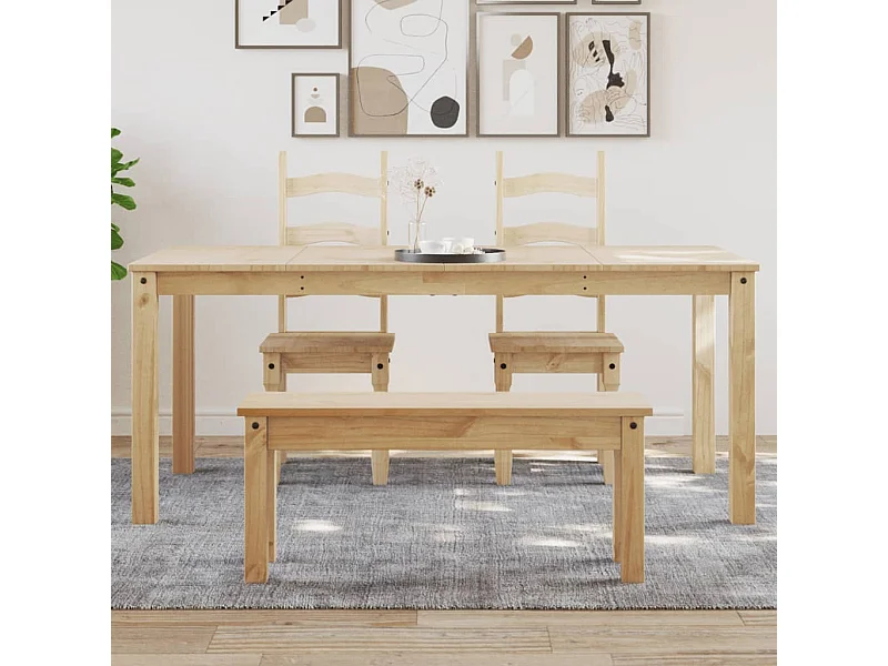 Table à manger Panama 180x90x75 cm bois massif de pin