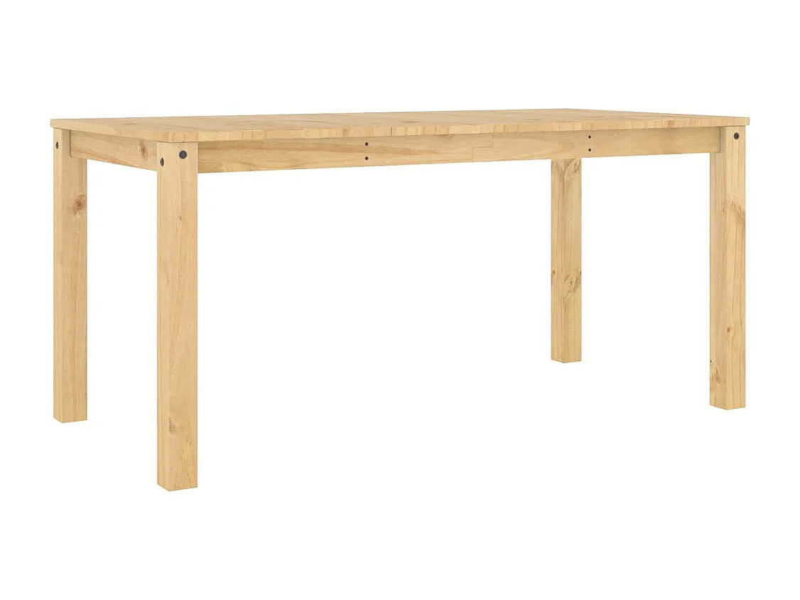 Table à manger Panama 160x80x75 cm bois massif de pin