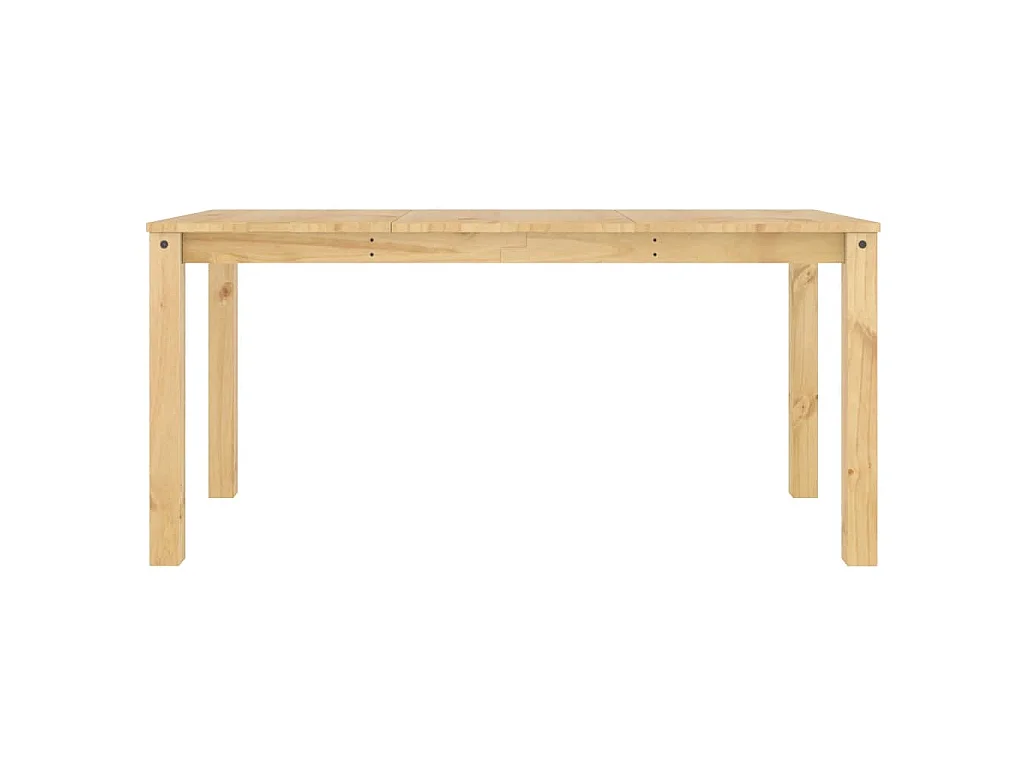 Mesa de jantar Panama 160x80x75 cm madeira de pinho maciça