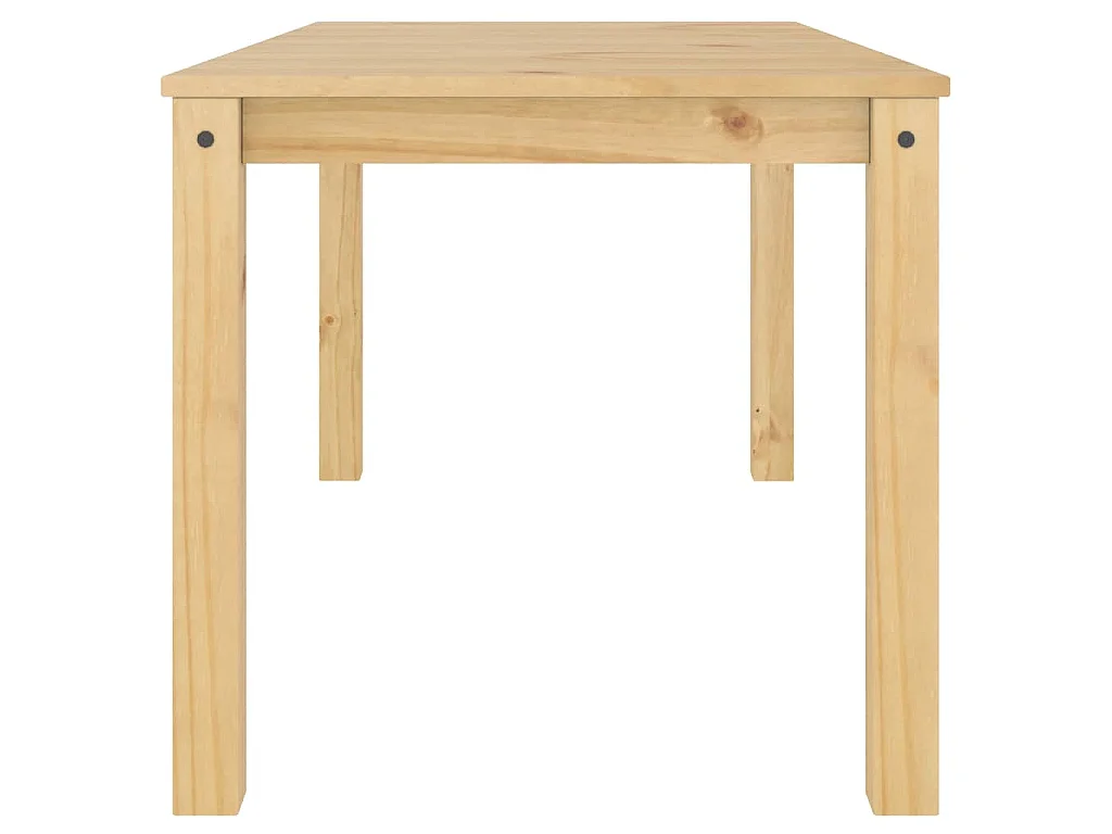 Mesa de jantar Panama 160x80x75 cm madeira de pinho maciça