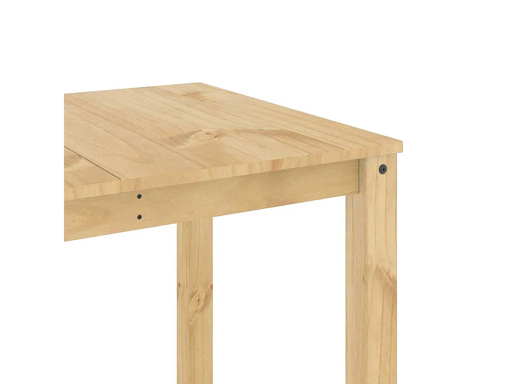 Mesa de jantar Panama 160x80x75 cm madeira de pinho maciça