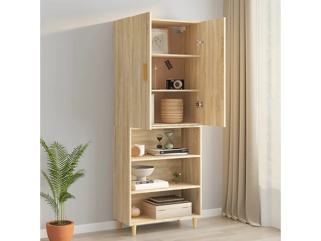 Hängeschrank Sonoma-Eiche 69,5x34x90 cm