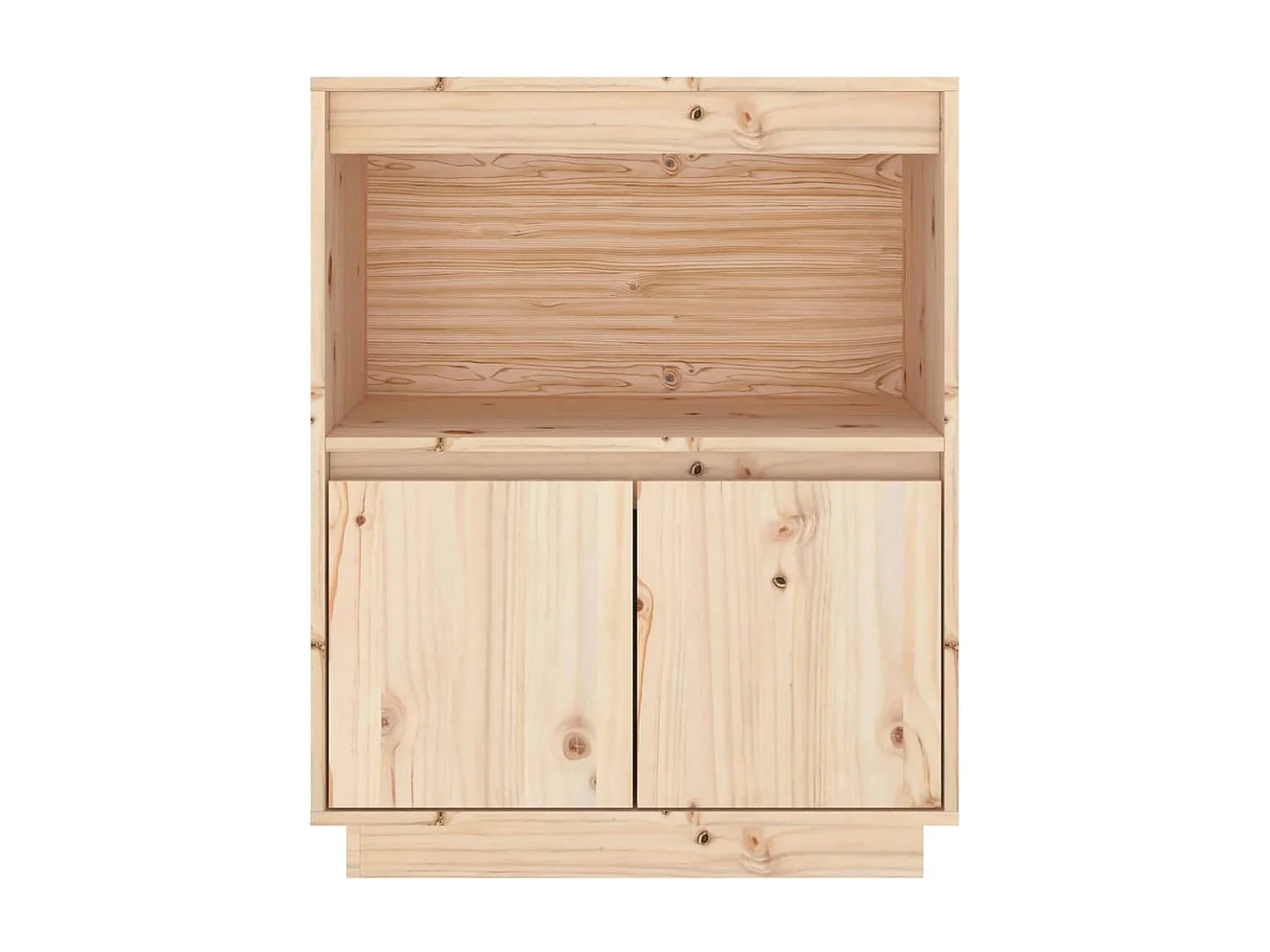 Dressoir 60x34x75 cm massief grenenhout