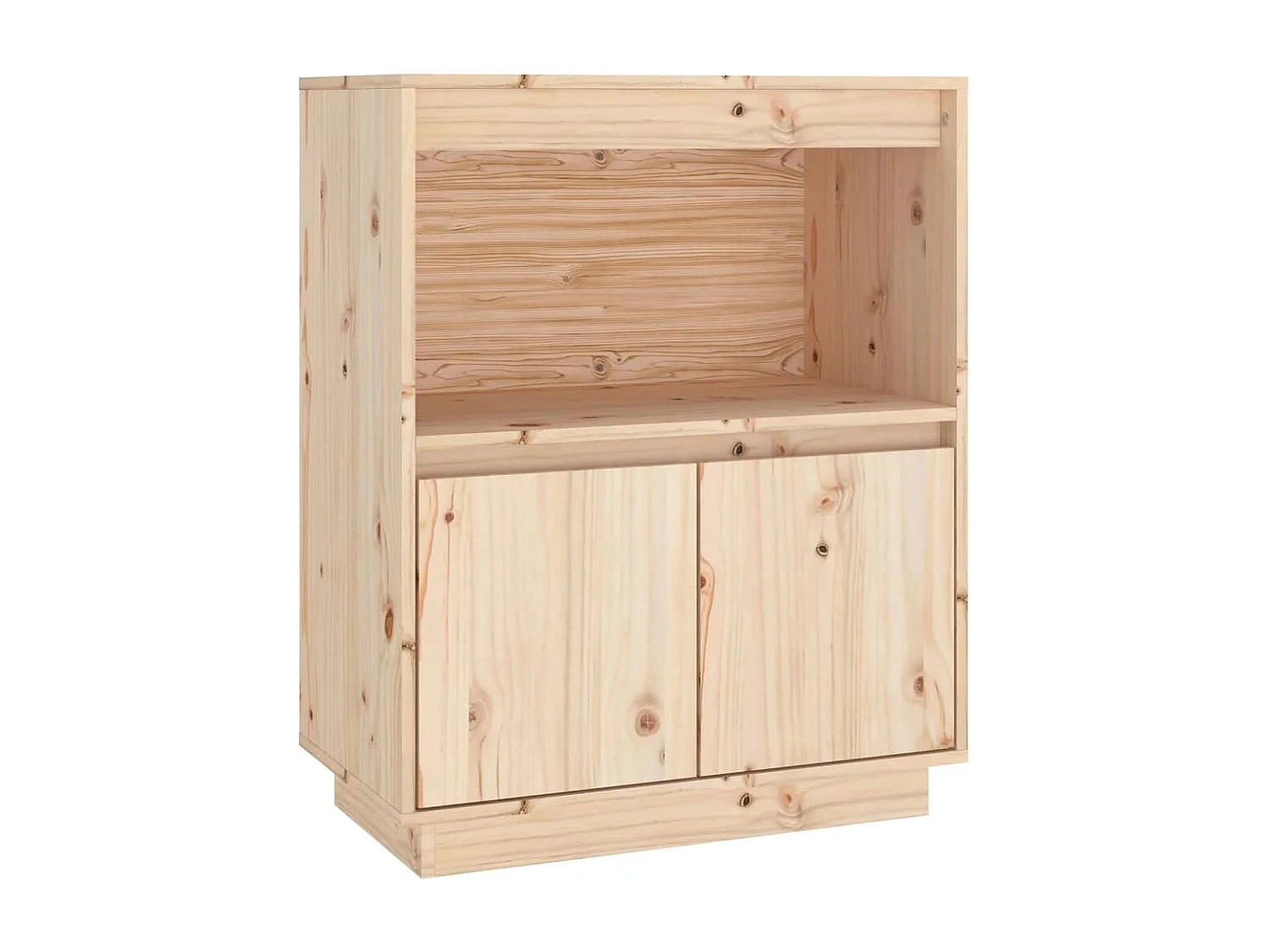 Dressoir 60x34x75 cm massief grenenhout