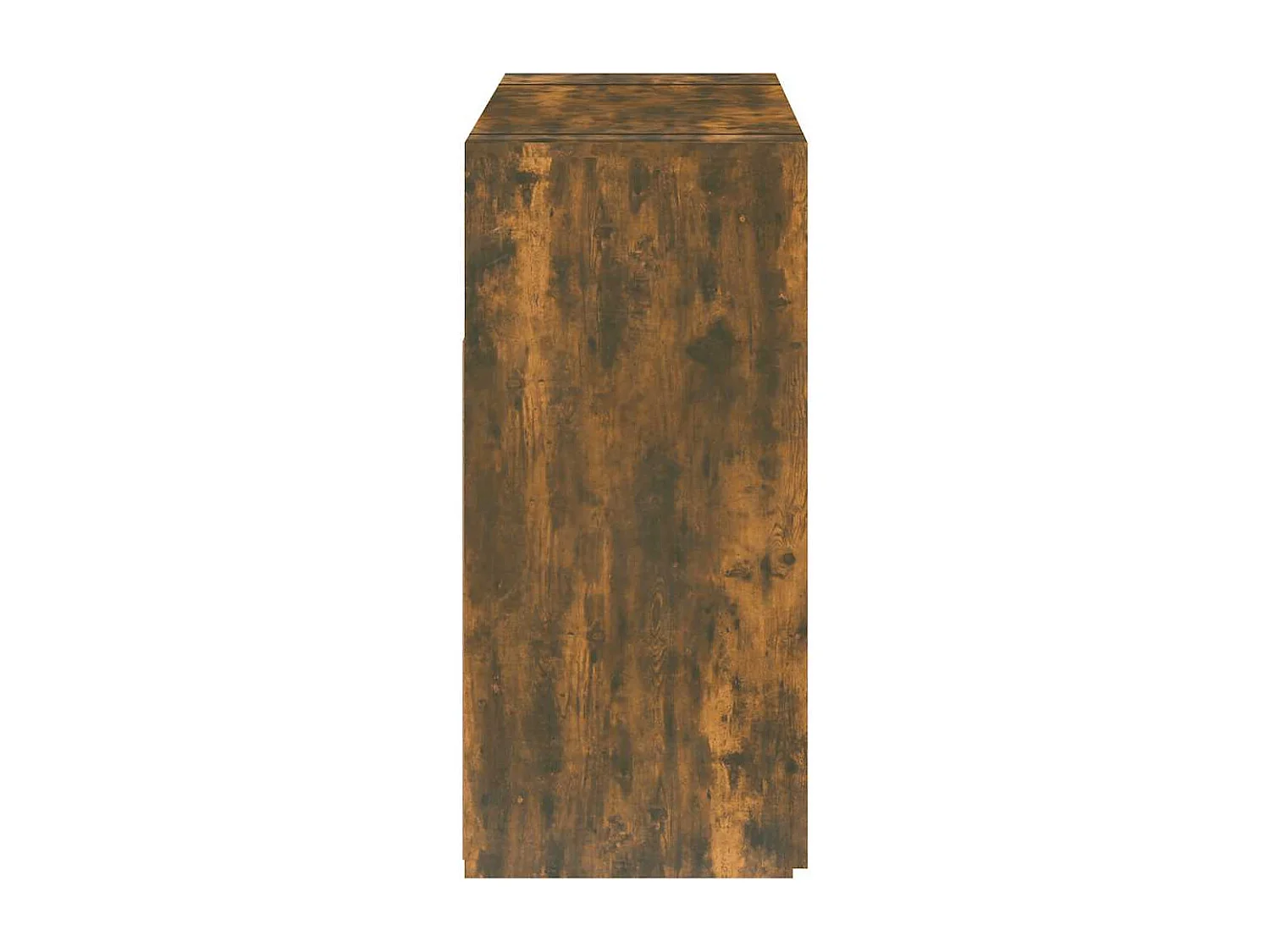 Dressoir met LED-verlichting 115,5x30x75 cm cm gerookt eiken