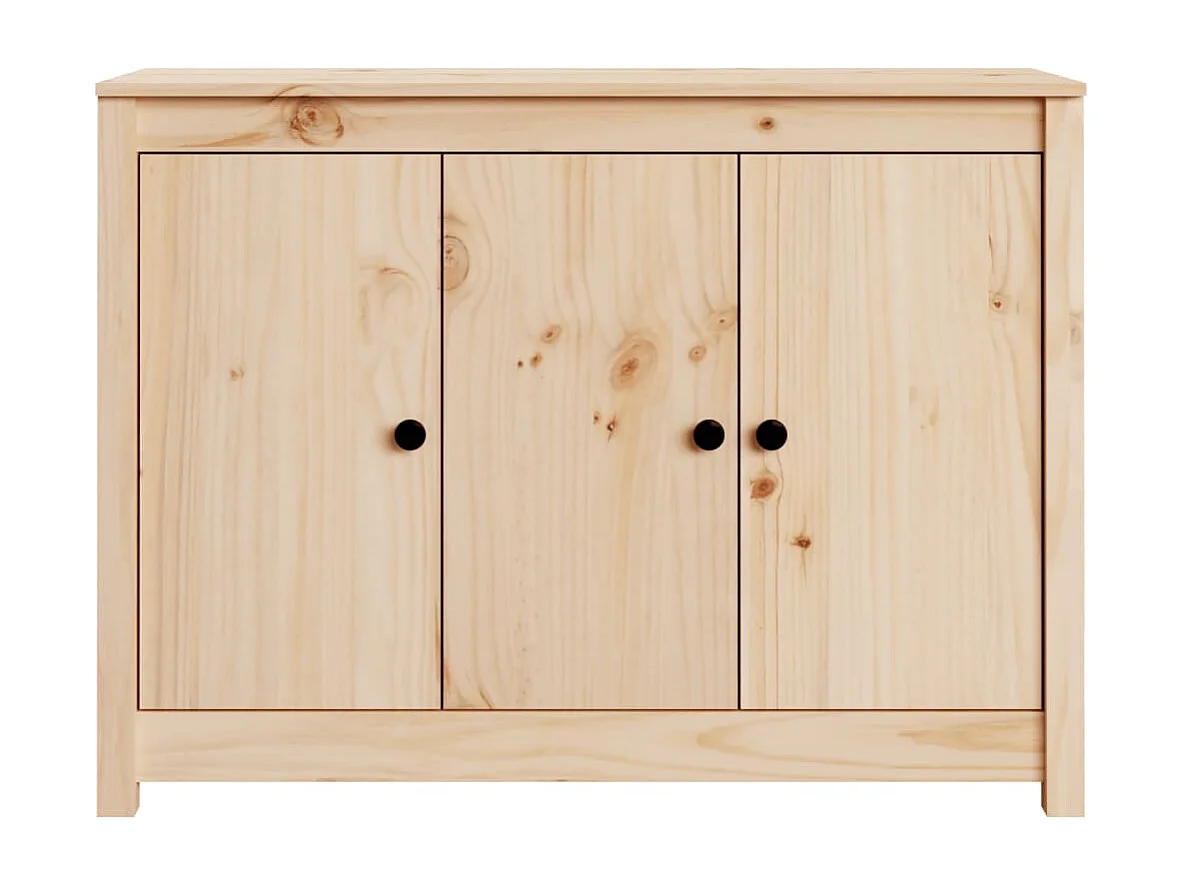 Buffet 100x35x74 cm Bois massif de pin