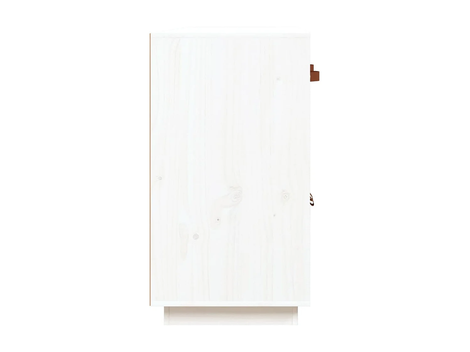 Aparador 98,5x40x75 cm madeira de pinho maciça branco