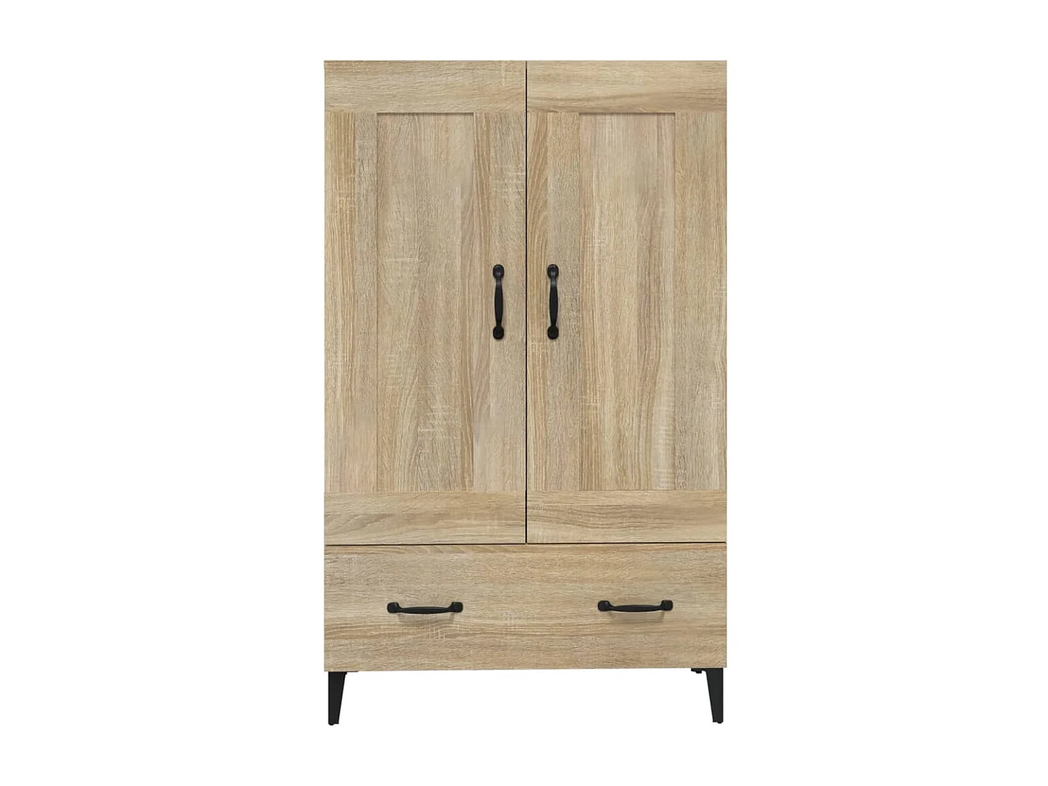Credenza Rovere Sonoma 70x31x115 cm in Legno Multistrato