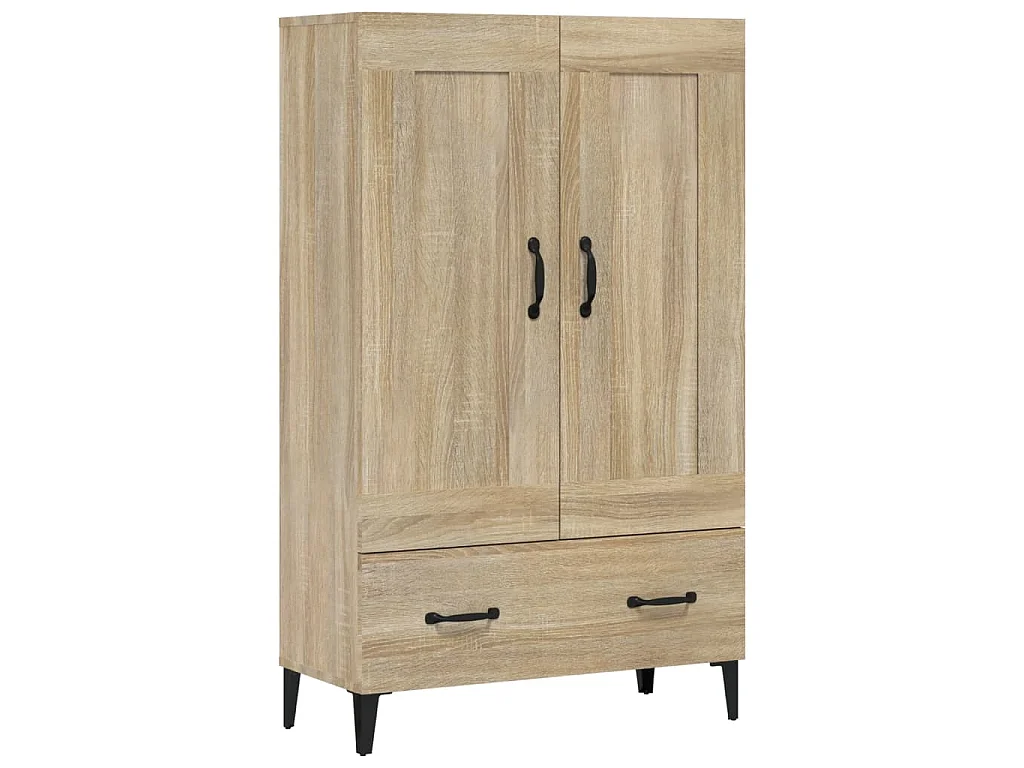 Buffet haut Chêne sonoma 70x31x115 cm Bois d'ingénierie