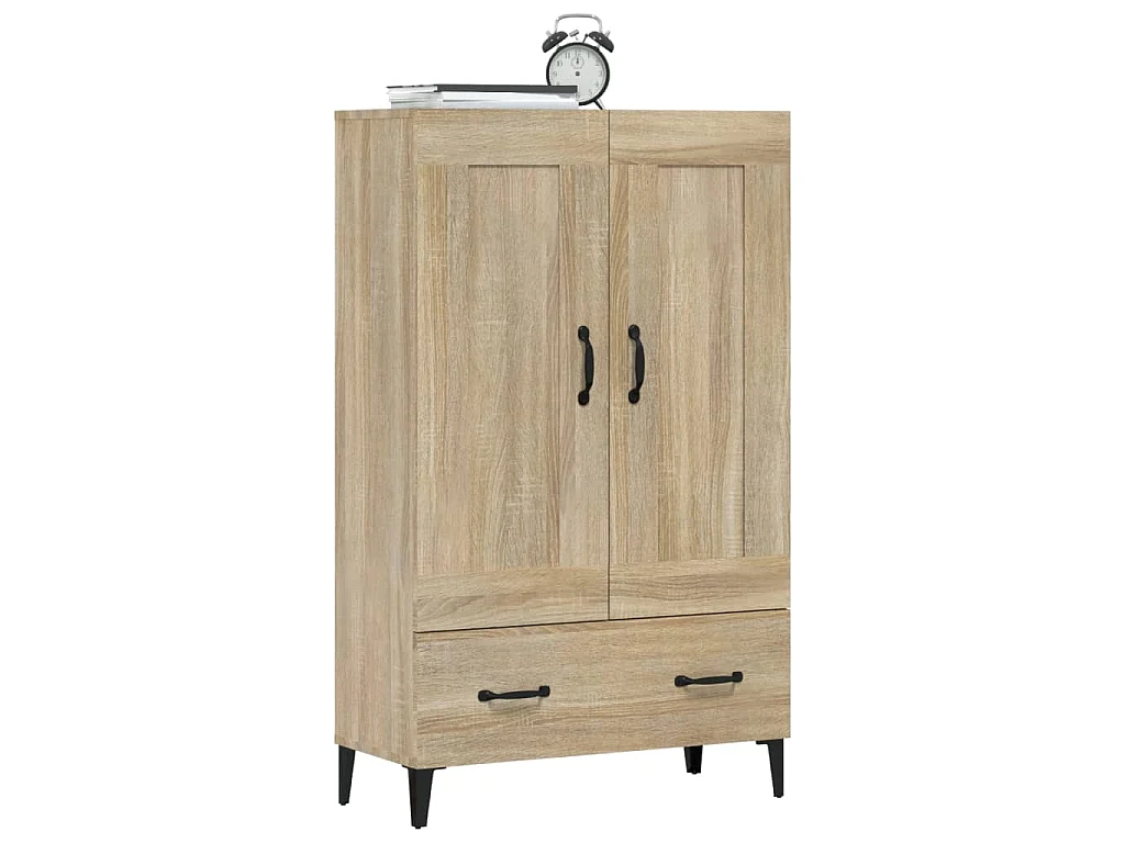 Buffet haut Chêne sonoma 70x31x115 cm Bois d'ingénierie