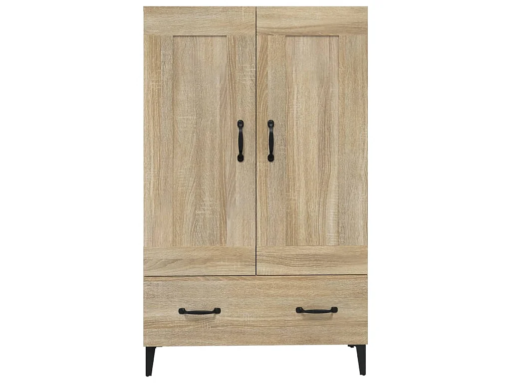 Buffet haut Chêne sonoma 70x31x115 cm Bois d'ingénierie