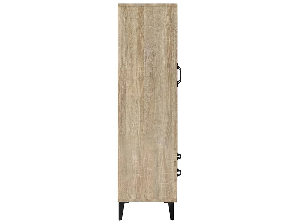 Buffet haut Chêne sonoma 70x31x115 cm Bois d'ingénierie