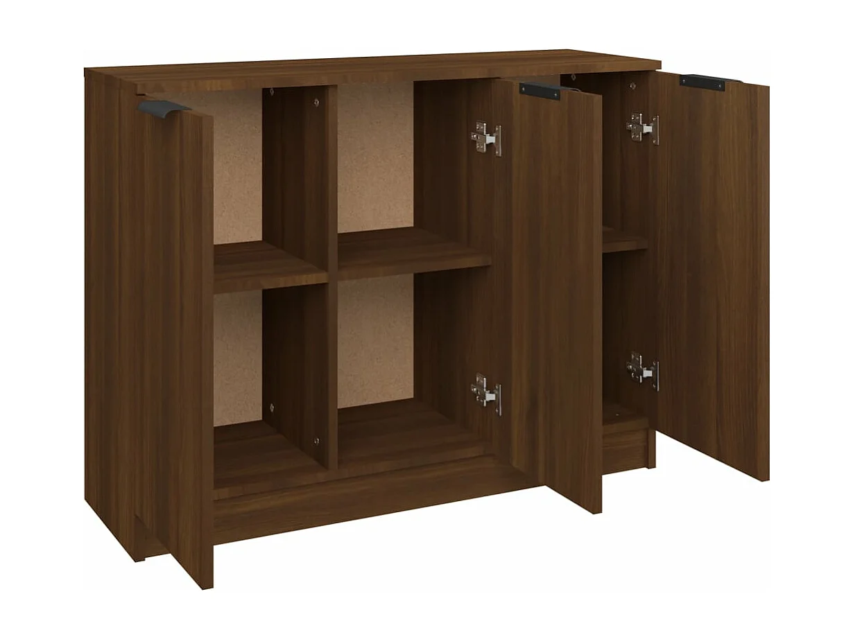 Buffet Chêne marron 90,5x30x70 cm Bois d'ingénierie