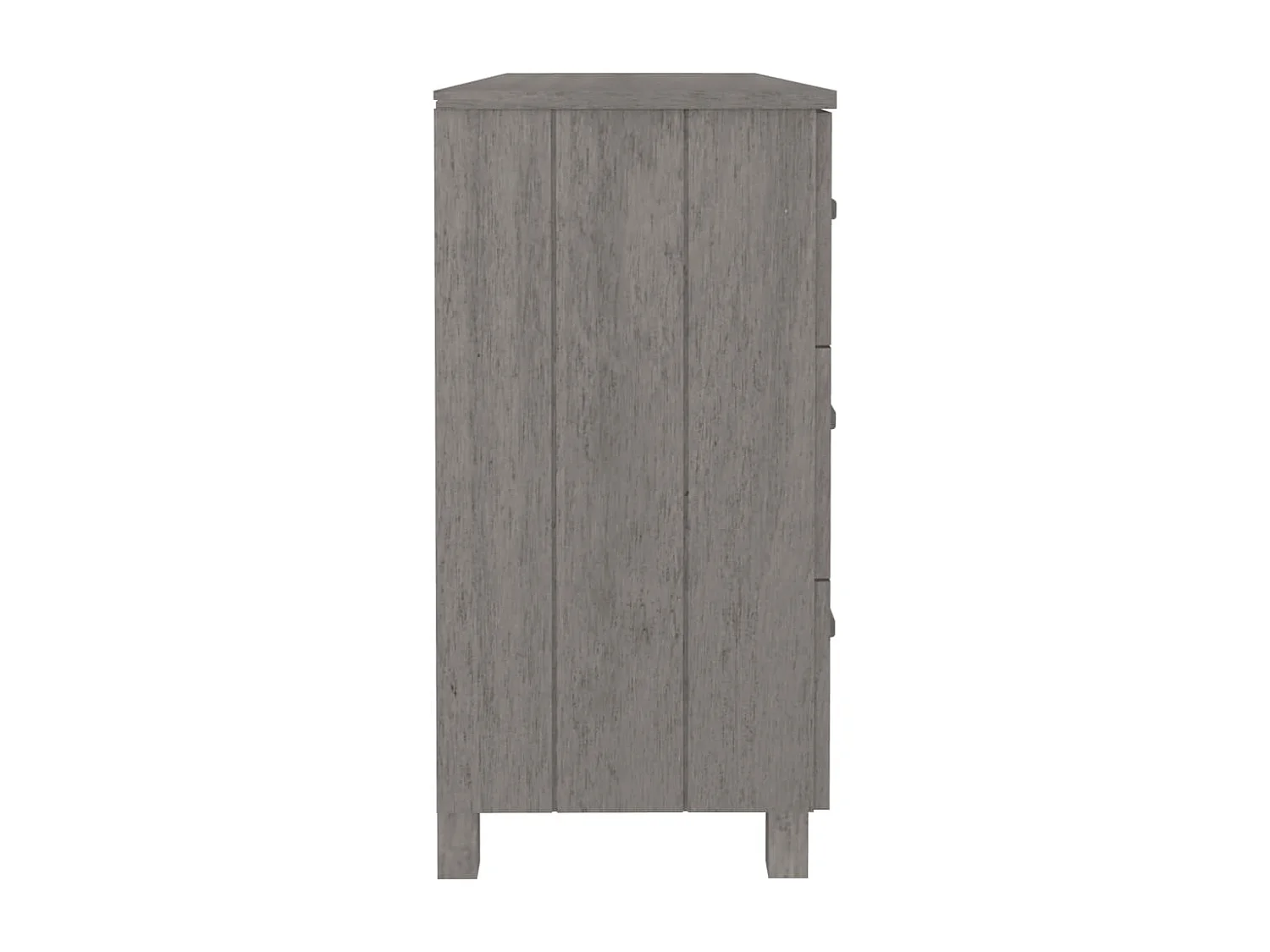 Aparador HAMAR 113x40x80 cm pinho maciço cinza-claro