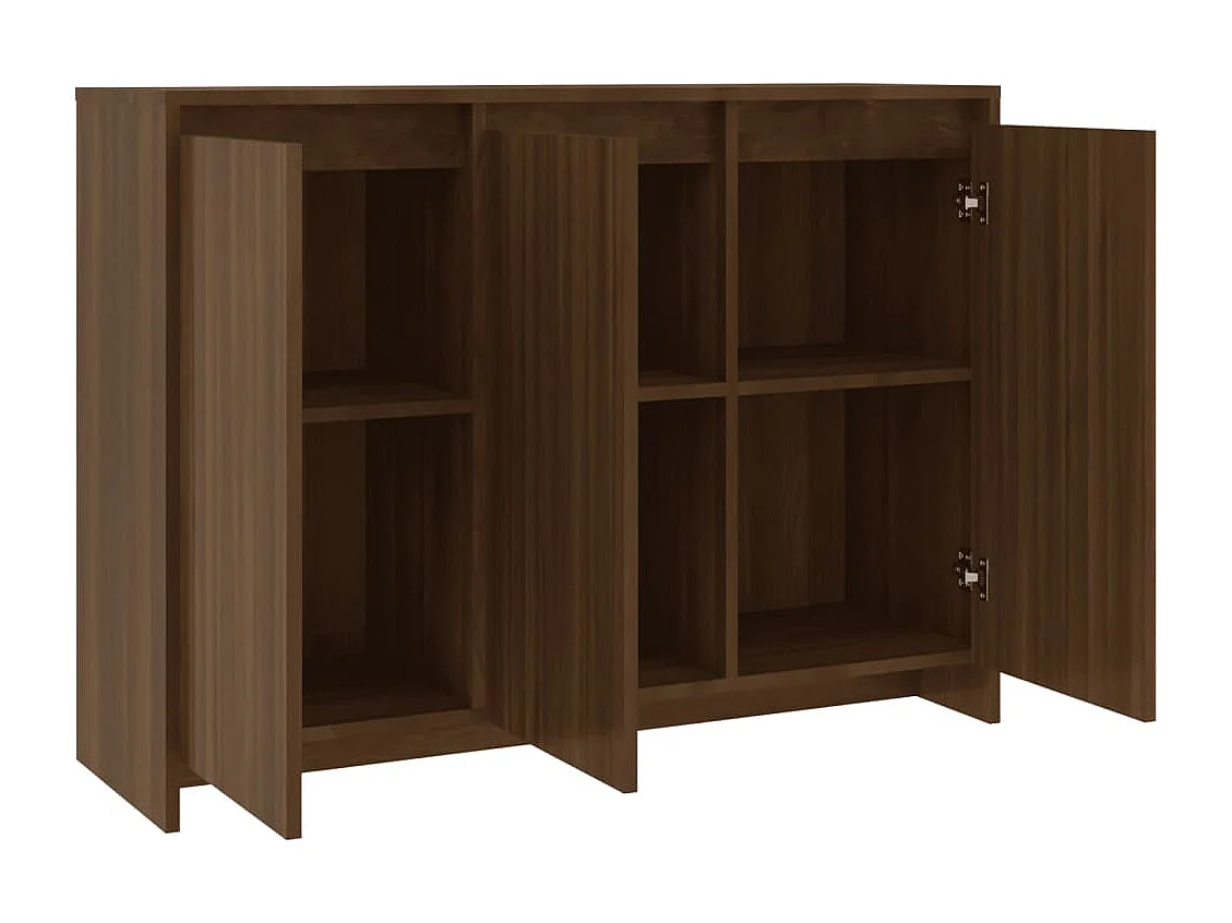 Buffet Chêne marron 102x33x75 cm Bois d'ingénierie