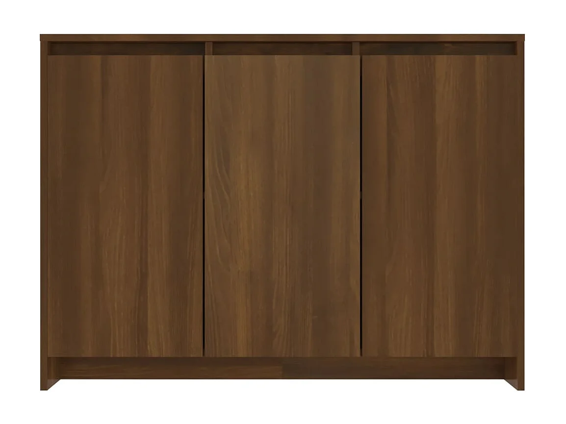 Buffet Chêne marron 102x33x75 cm Bois d'ingénierie