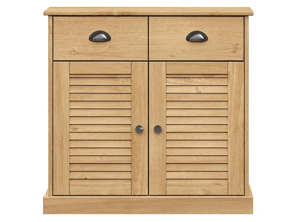 Credenza con Cassetti VIGO 78x40x75cm Legno Massello Pino