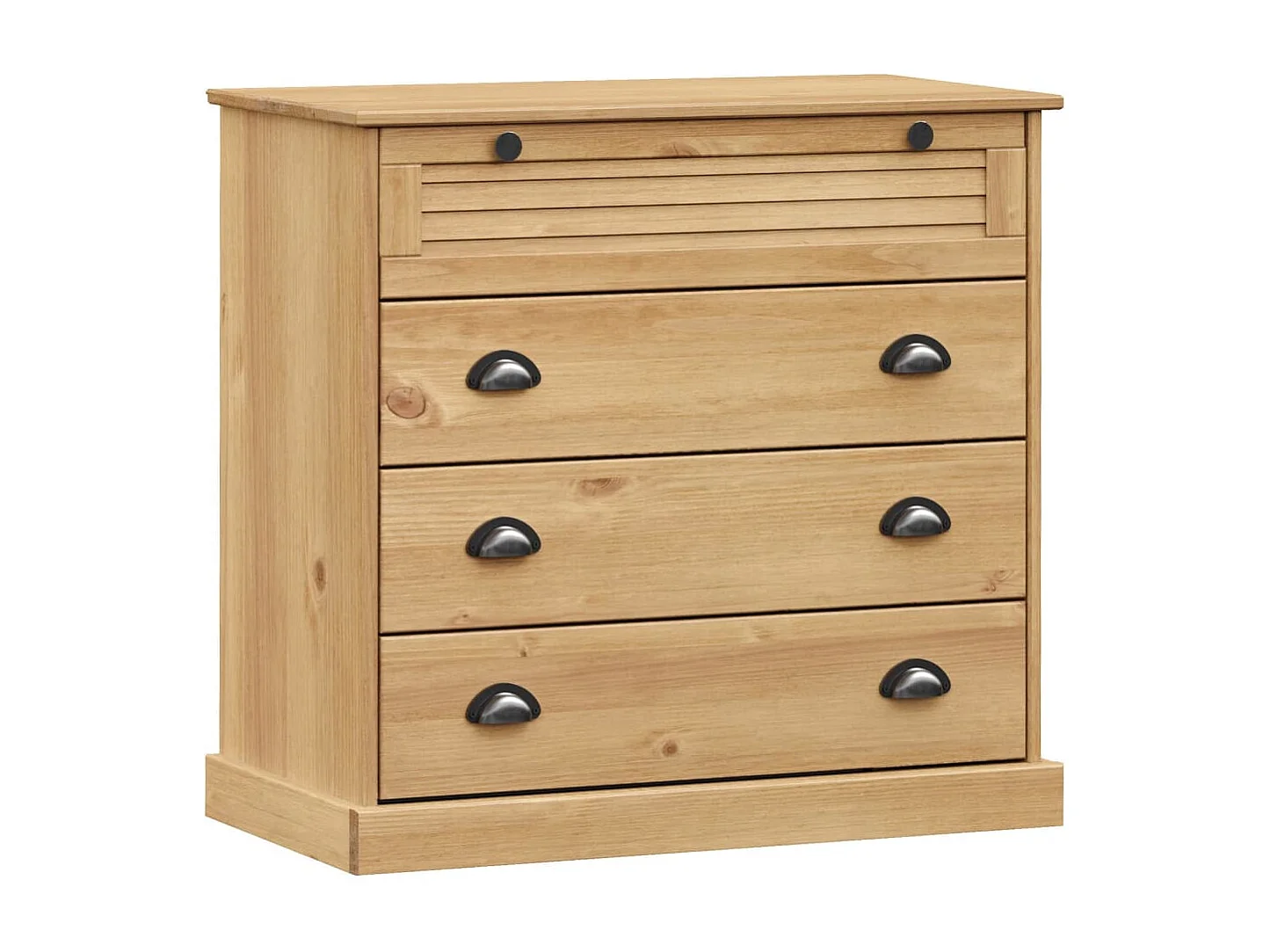 Buffet haut VIGO 80x40x176 cm bois massif de pin