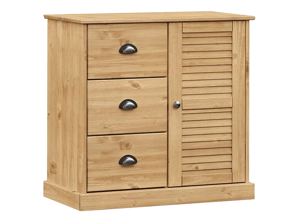 Hoge kast VIGO 78x40x175 cm massief grenenhout