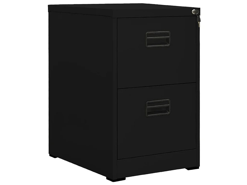 Classeur Noir 46x62x72,5 cm Acier
